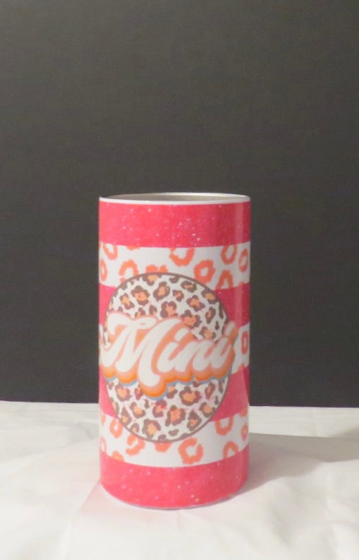 Leopard Print Mama and Mini Skinny 20 oz/12 oz Tumbler and Sippy Cup