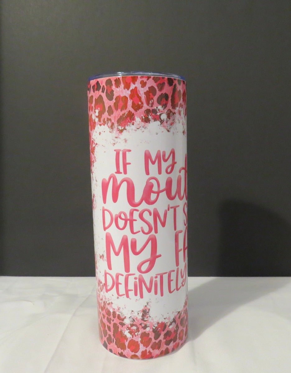 Face Will Skinny 20 oz Tumbler