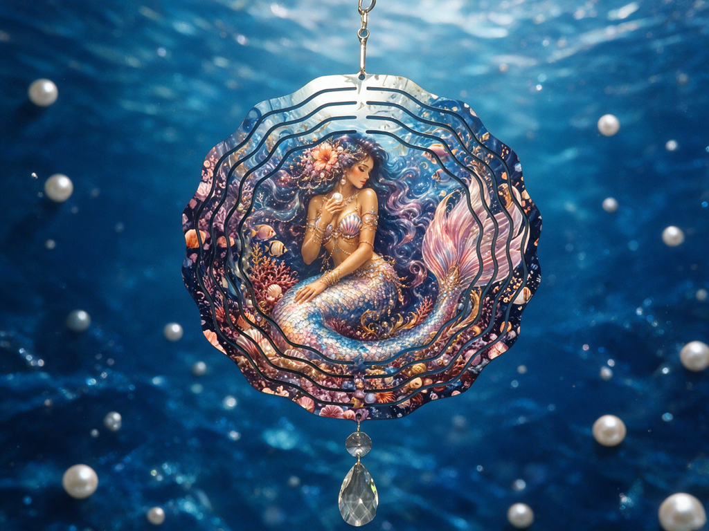 Deep Sea Mermaid 8" Wind Spinner