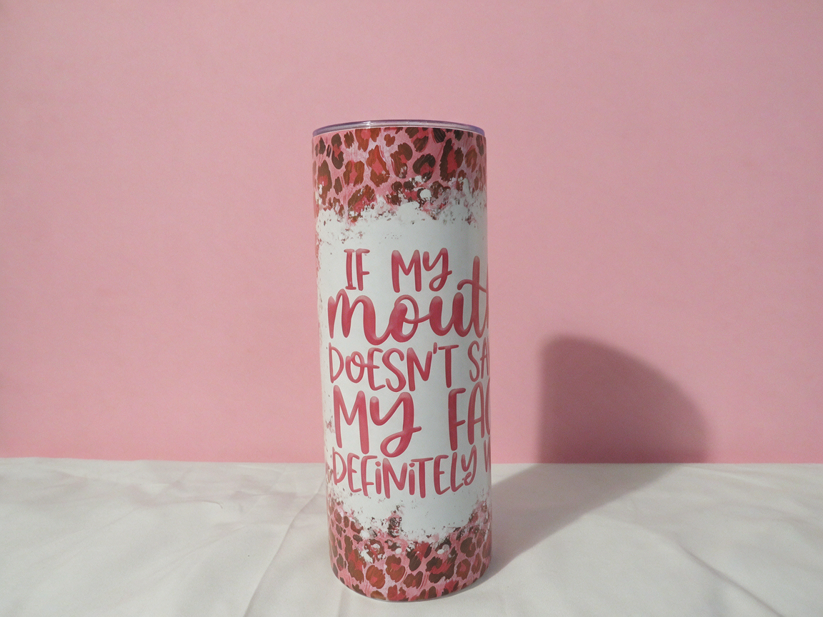 Face Will Skinny 20 oz Tumbler
