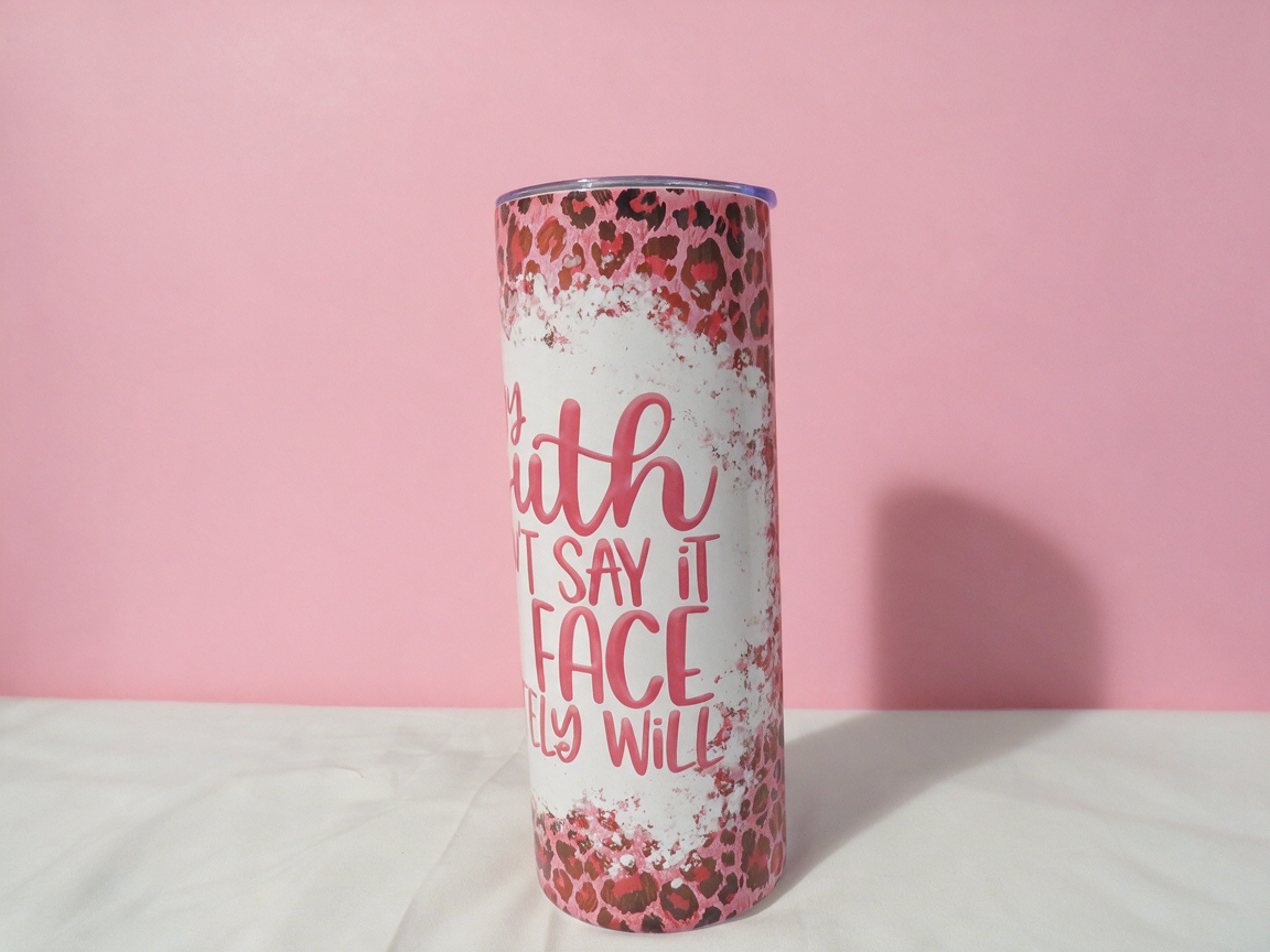 Face Will Skinny 20 oz Tumbler