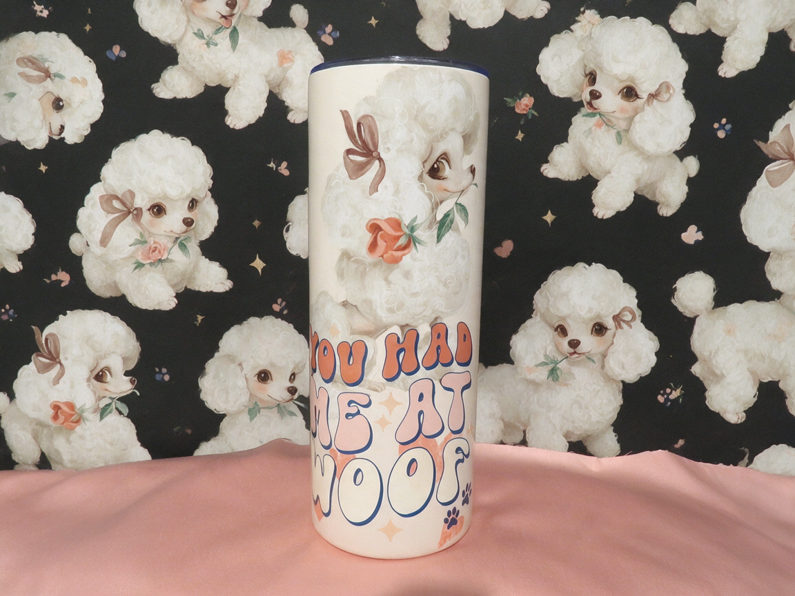 Poodle Skinny 20 oz Tumbler