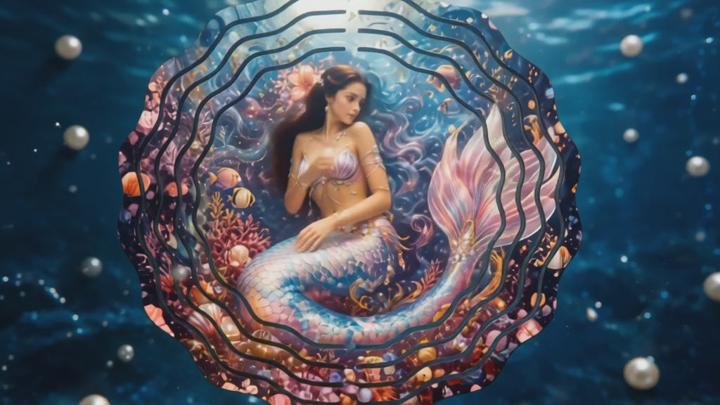 Deep Sea Mermaid 8" Wind Spinner