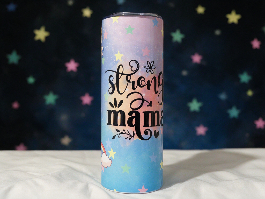 Unicorn Mama and Mini Skinny 20 oz/12 oz Tumbler and Sippy Cup